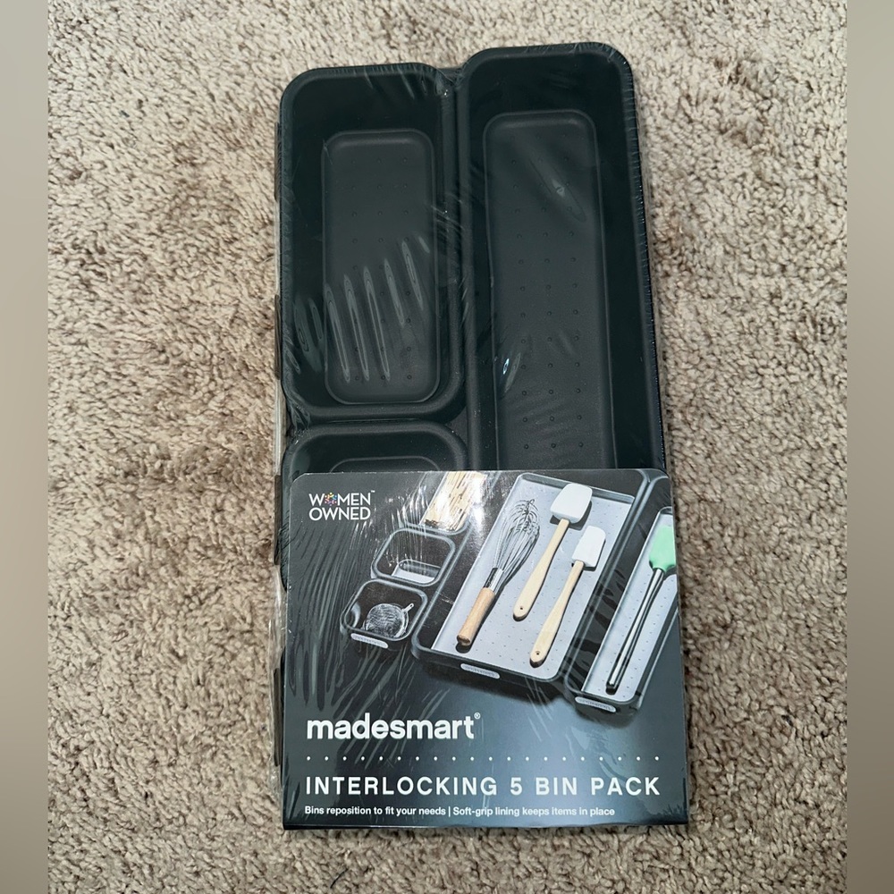 Madesmart INTERLOCKING 5 BIN PACK (NEW)